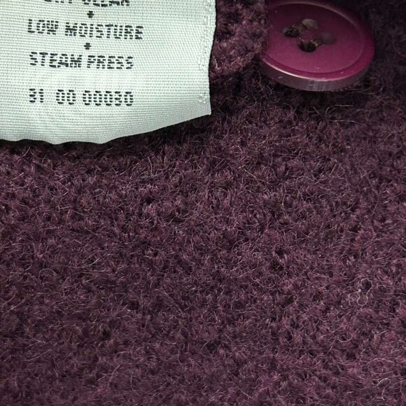 Vintage Pendleton Girls M 100% Wool Cardigan Sweater Embroidered Floral - Picture 8 of 16